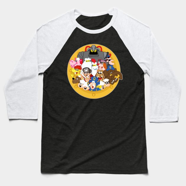 Captain Crunch Baseball T-Shirt by AlanSchell76